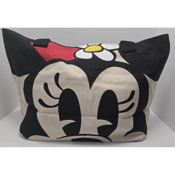 Disney Store Mickey and Minnie Mouse Double Sided Tote Bag Shoulder Bag NEW NWT - Picture 2 of 12